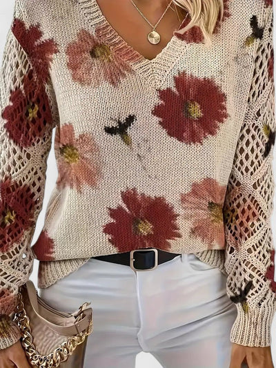 Anaya | Floral Elegant Sweater