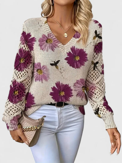 Anaya | Floral Elegant Sweater