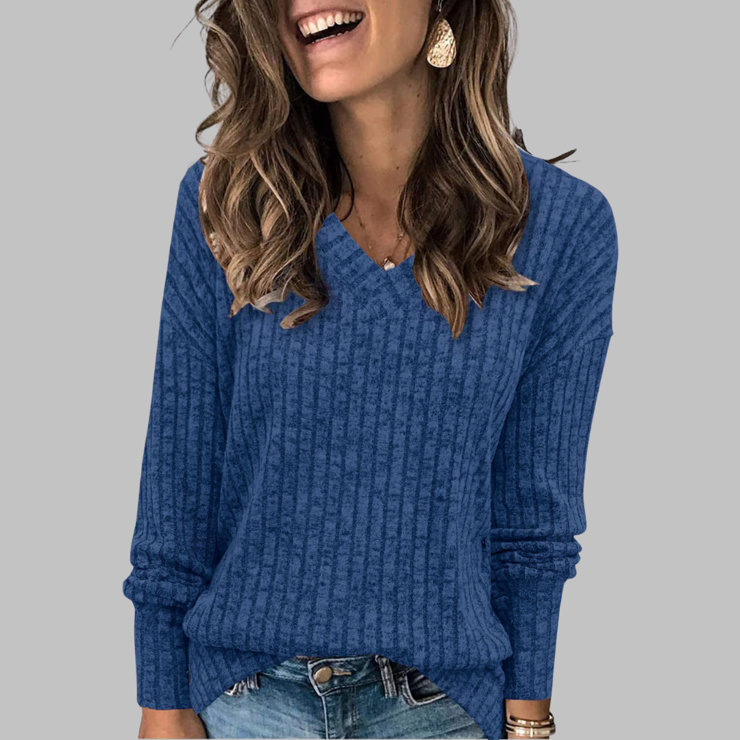 Kimberly | Comfy V-Neck Sweater