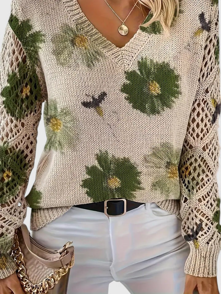Anaya | Floral Elegant Sweater