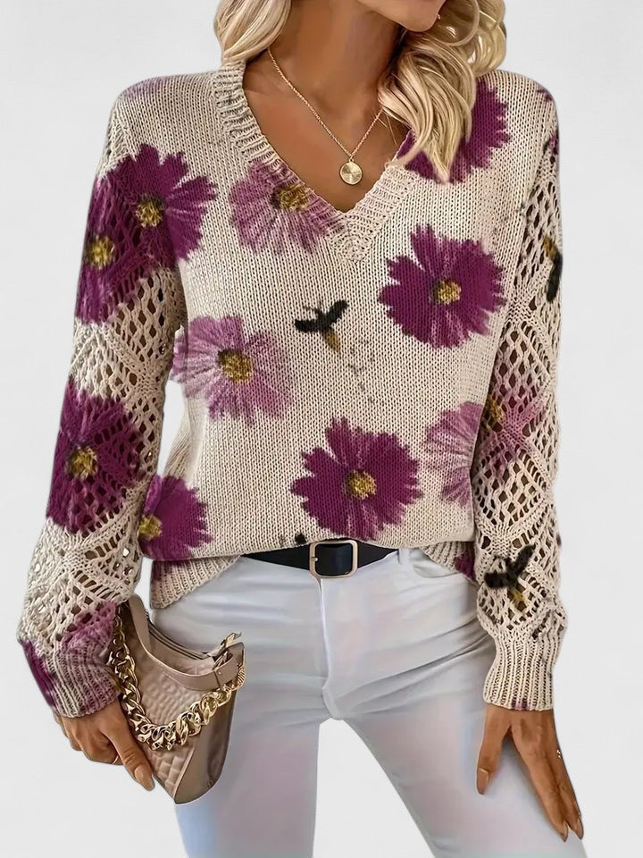Anaya | Floral Elegant Sweater