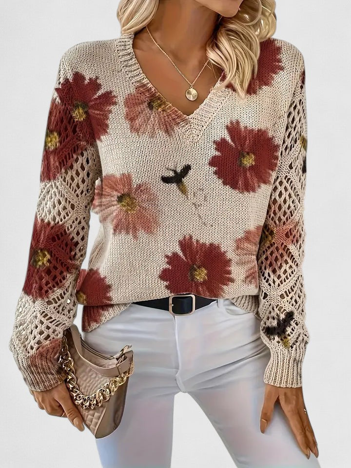 Anaya | Floral Elegant Sweater
