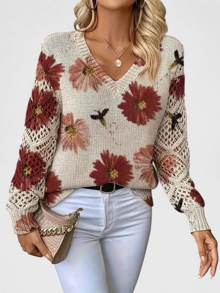 Anaya | Floral Elegant Sweater