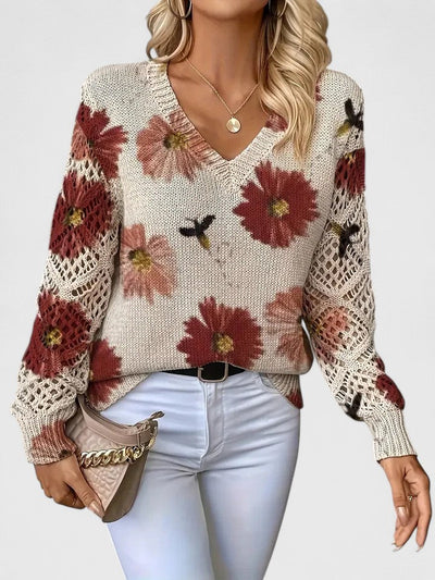 Anaya | Floral Elegant Sweater