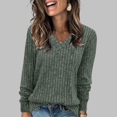 Kimberly | Comfy V-Neck Sweater
