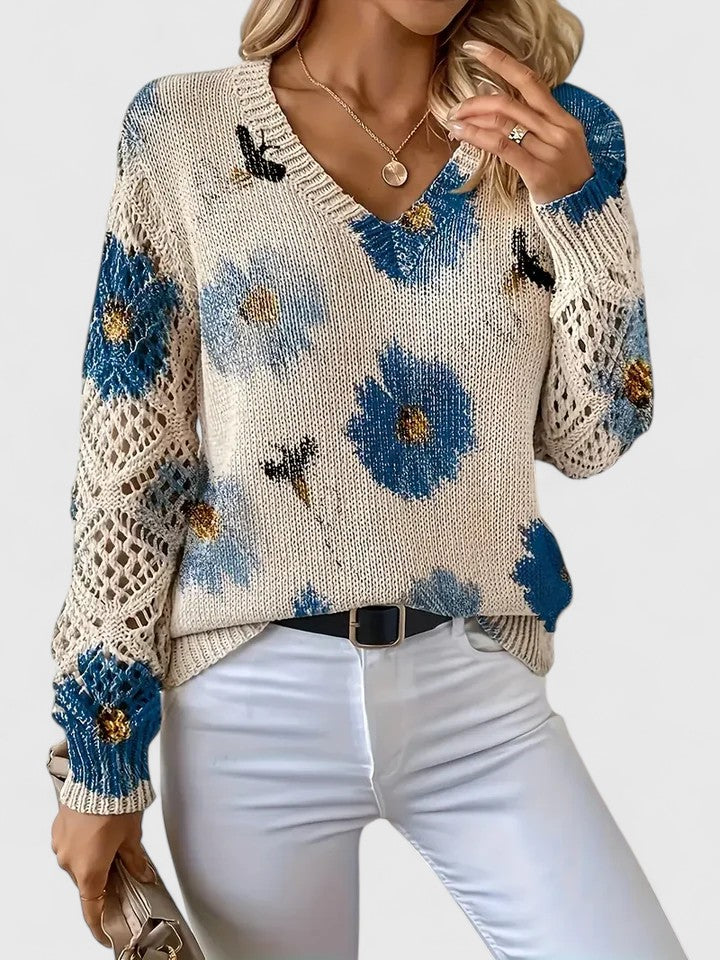 Anaya | Floral Elegant Sweater