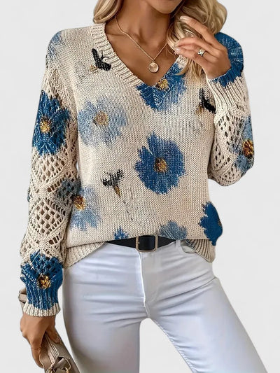 Anaya | Floral Elegant Sweater