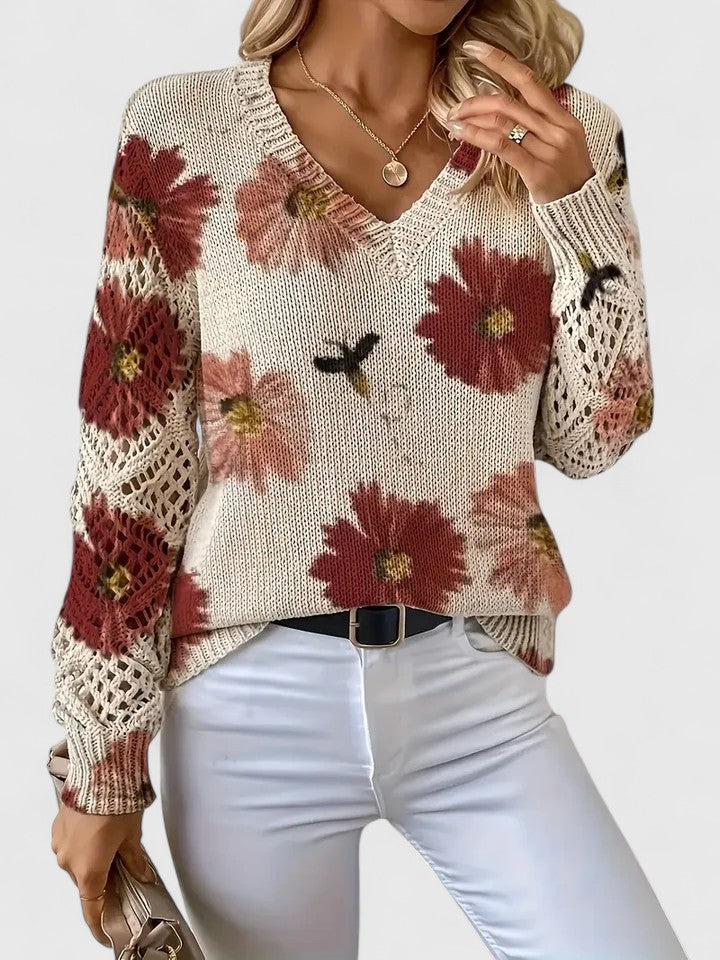 Anaya | Floral Elegant Sweater