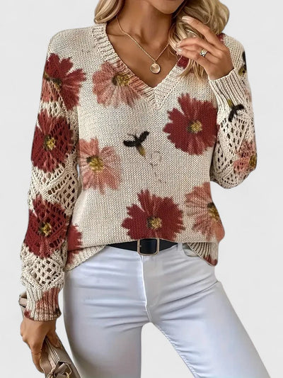 Anaya | Floral Elegant Sweater