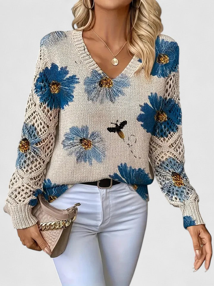 Anaya | Floral Elegant Sweater