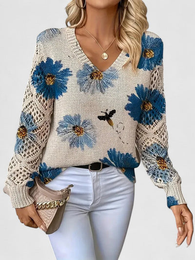 Anaya | Floral Elegant Sweater