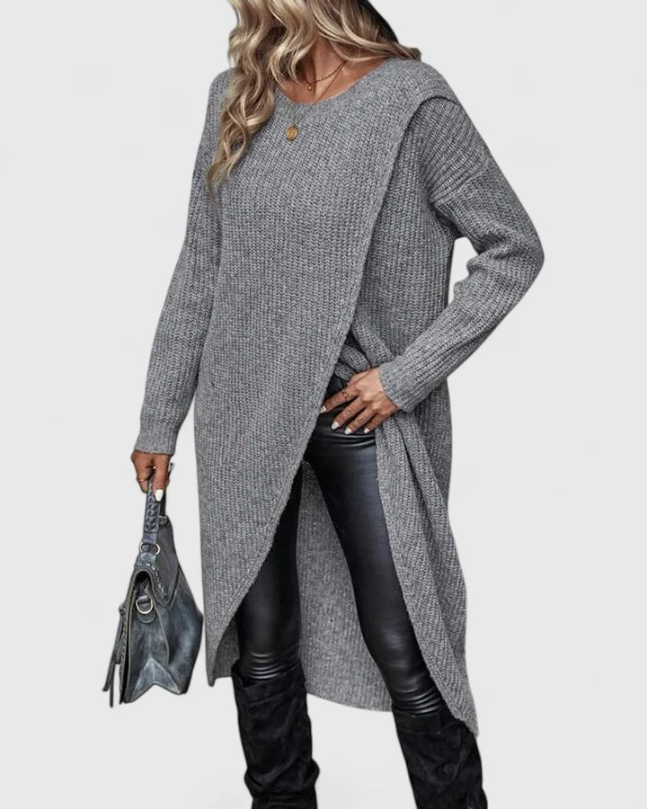 Joana | Wrap Knit Winter Dress