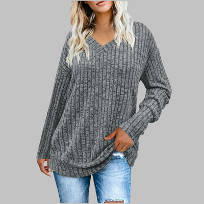 Kimberly | Comfy V-Neck Sweater