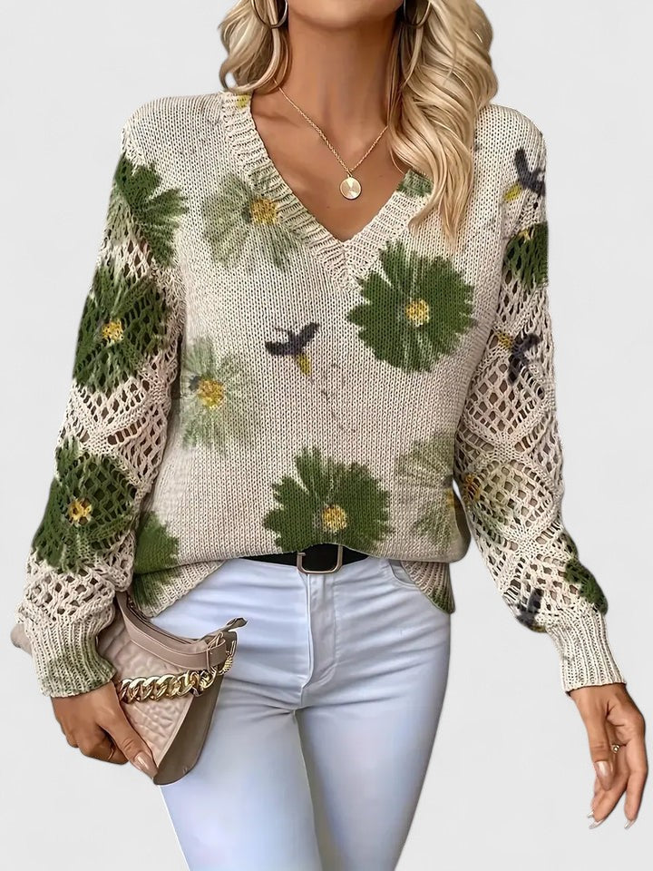 Anaya | Floral Elegant Sweater