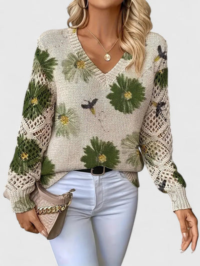 Anaya | Floral Elegant Sweater