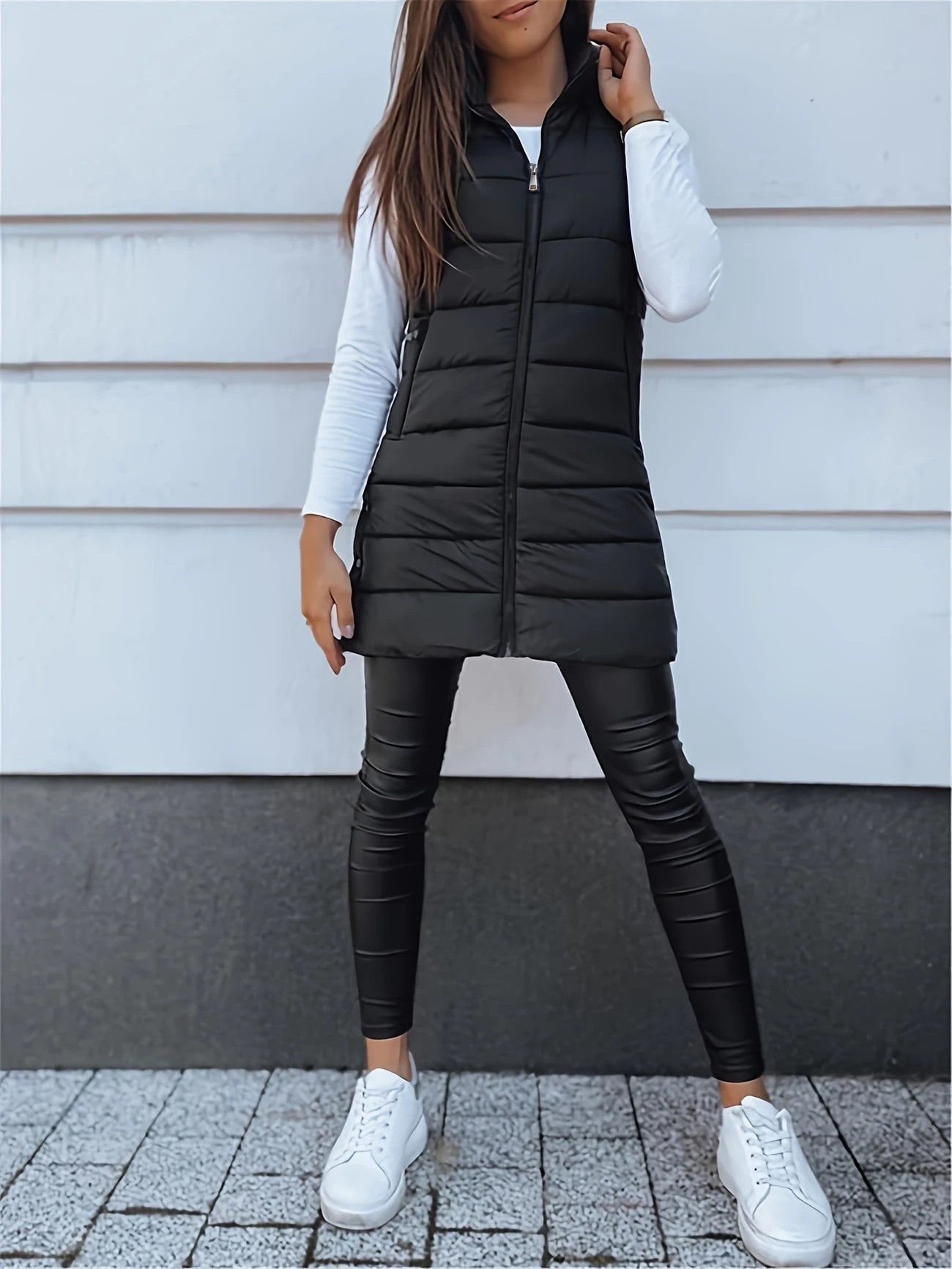 Maricar | Casual Sleeveless Long Vest