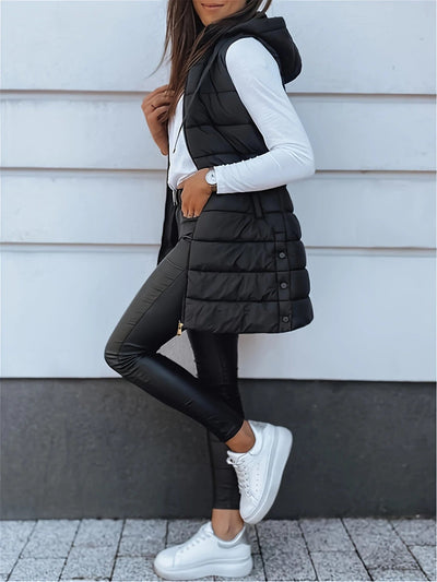 Maricar | Casual Sleeveless Long Vest