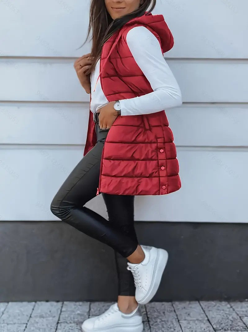 Maricar | Casual Sleeveless Long Vest
