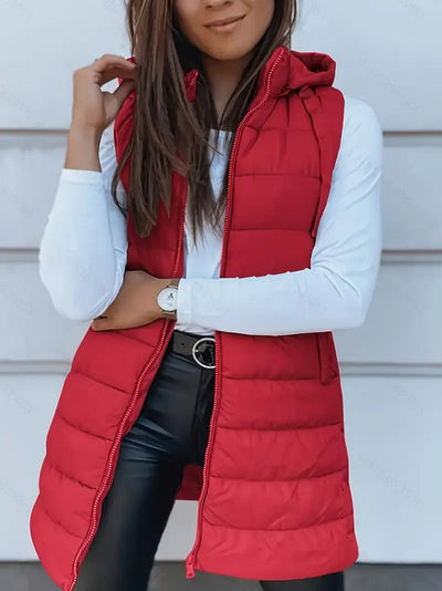 Maricar | Casual Sleeveless Long Vest