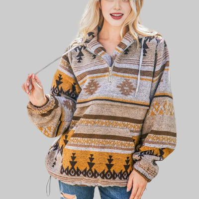 Darlene | Long Sleeve Hoodie Sweatshirt