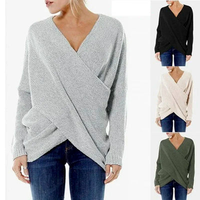 Sharon | Winter Batwing Knitted Sweater