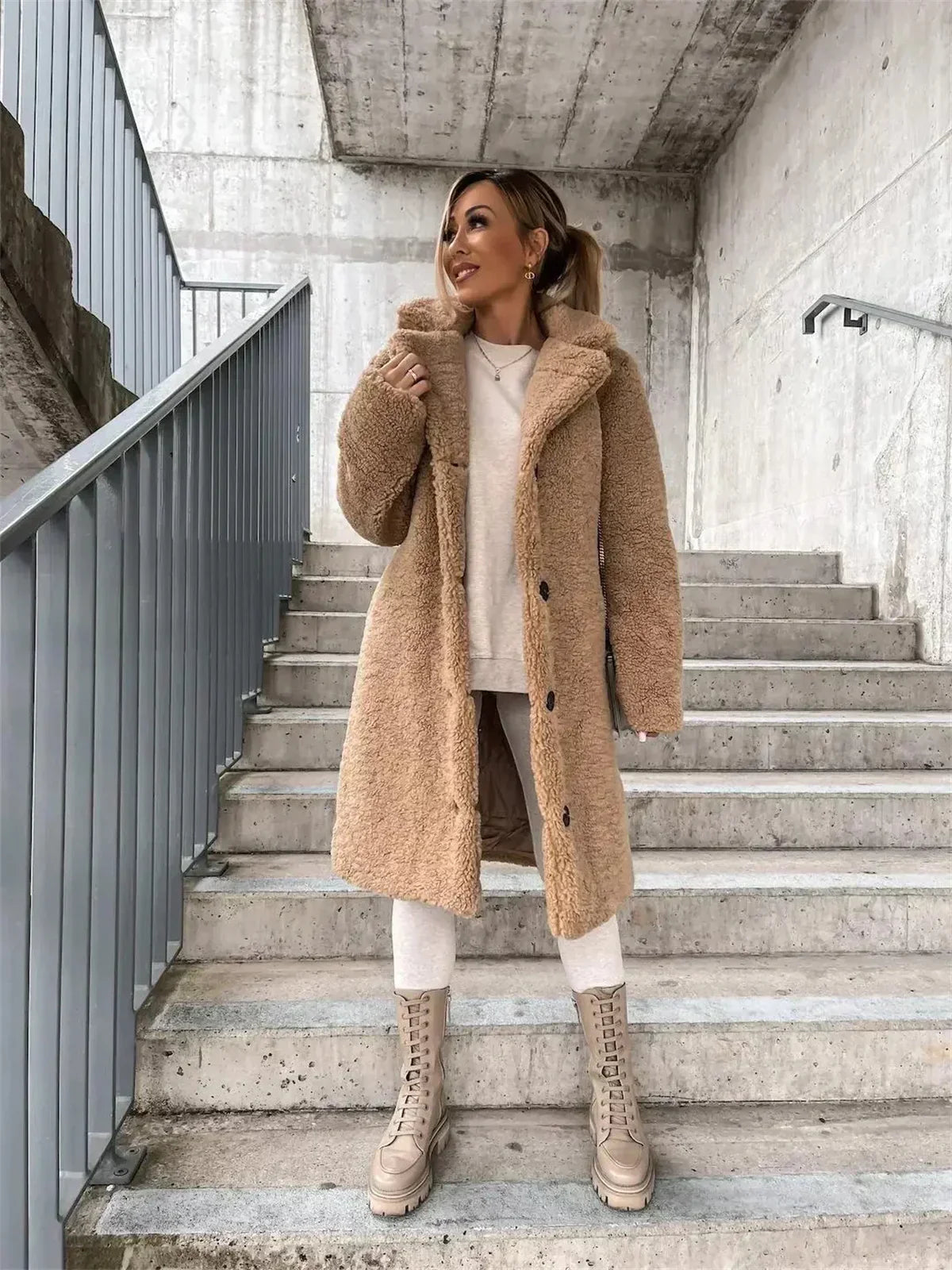 Nica | Soft Teddy Jacket
