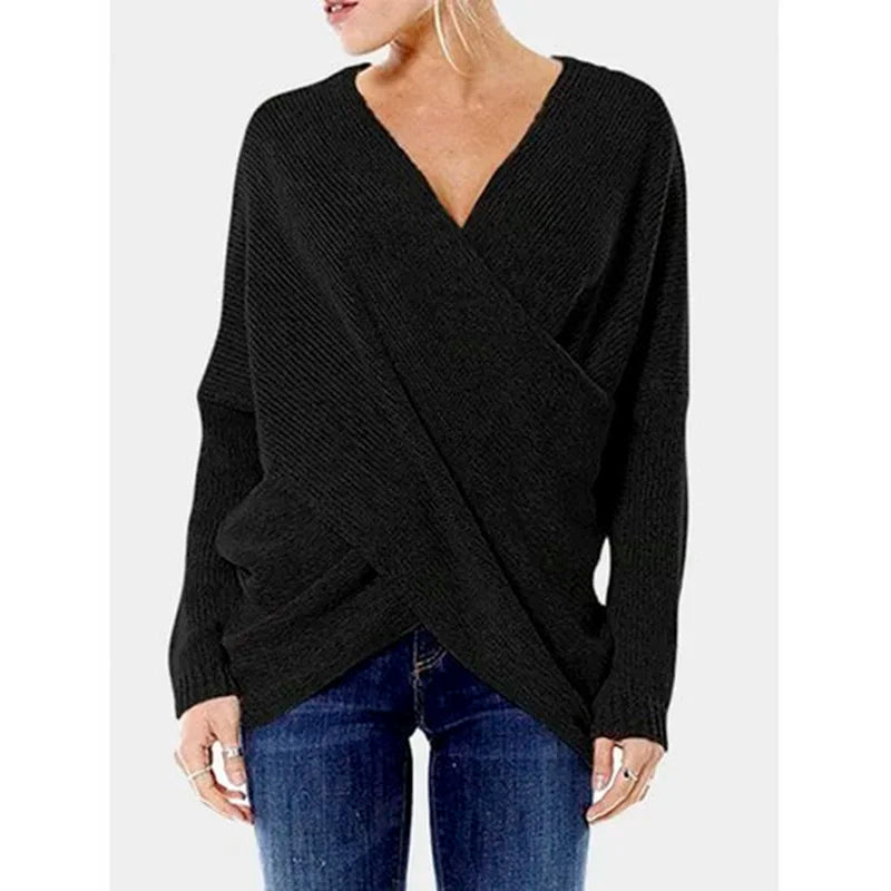 Sharon | Winter Batwing Knitted Sweater