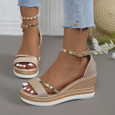 Keira | Orthopedic Radiant Wedge Sandals