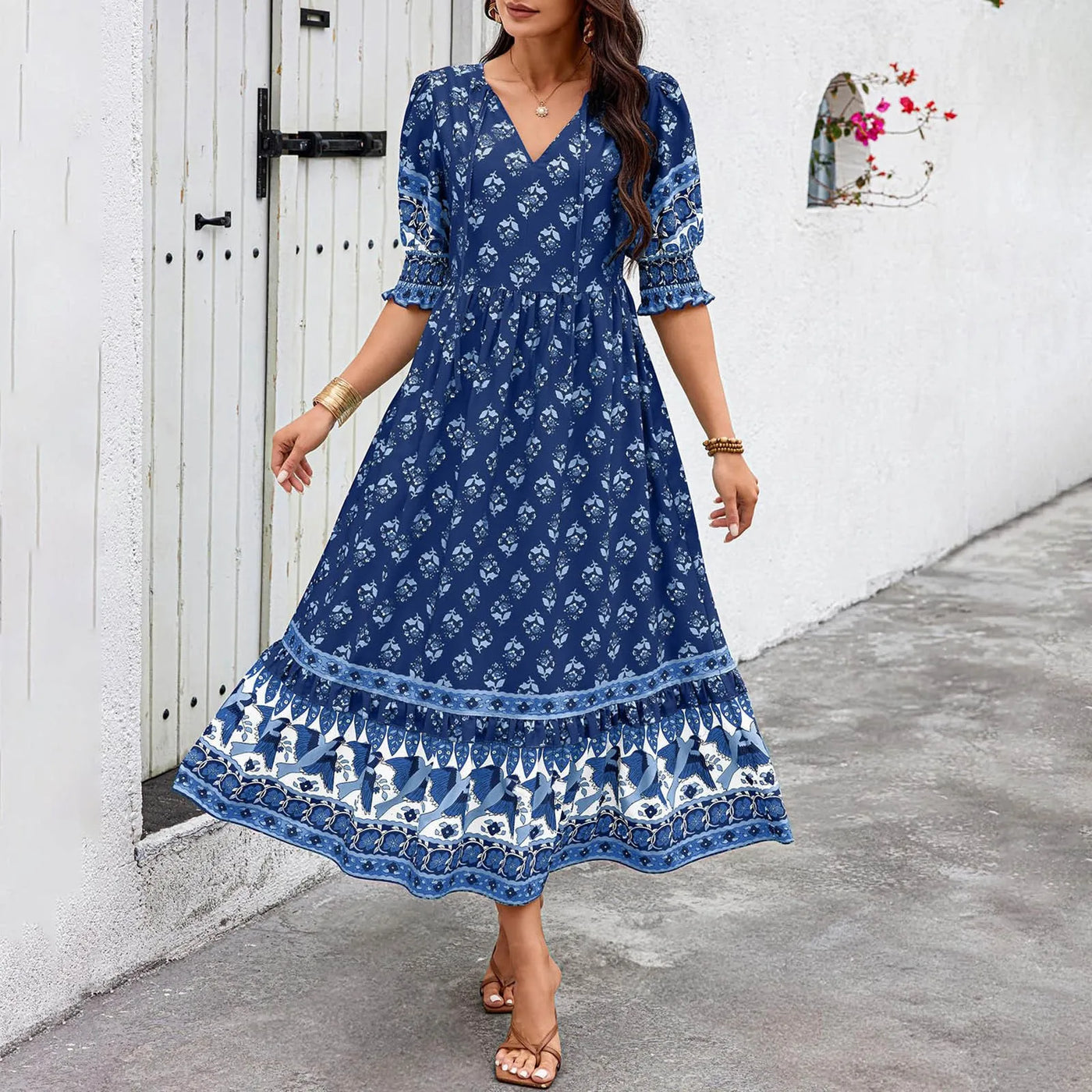 Angela | Elegant Boho Dress