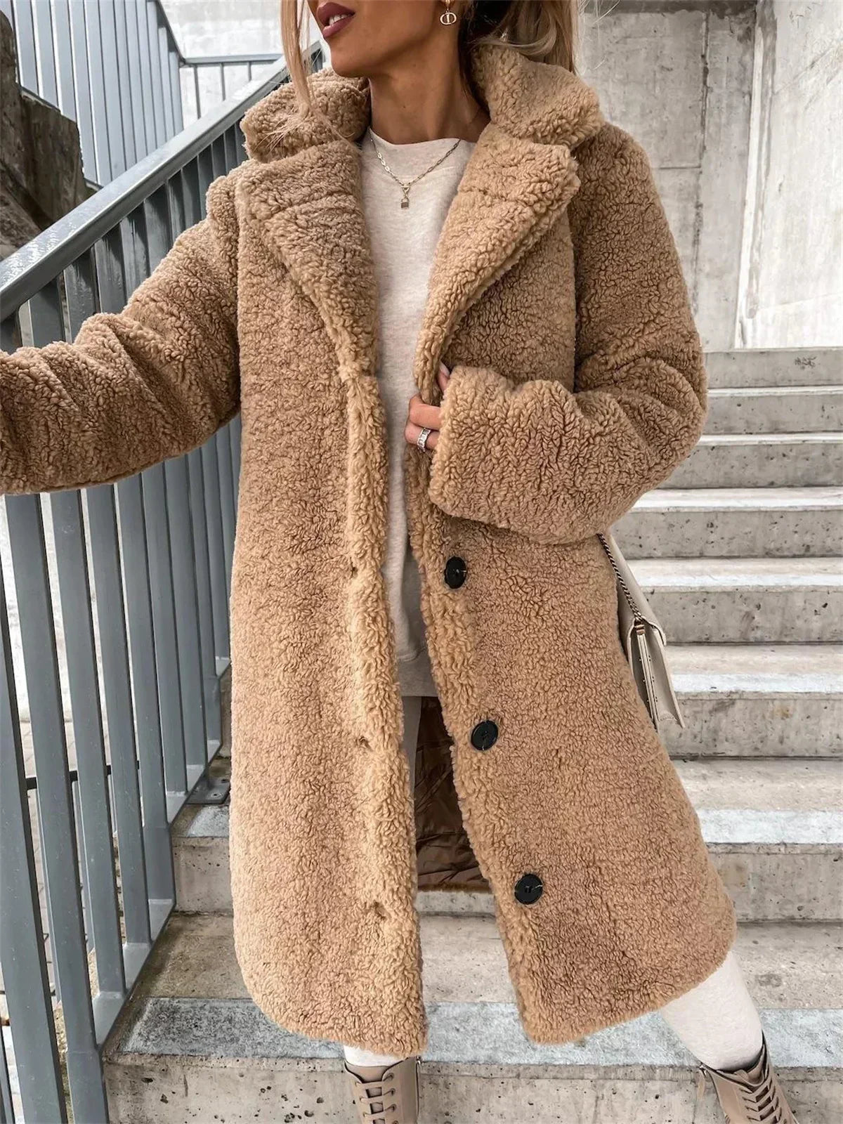 Nica | Soft Teddy Jacket