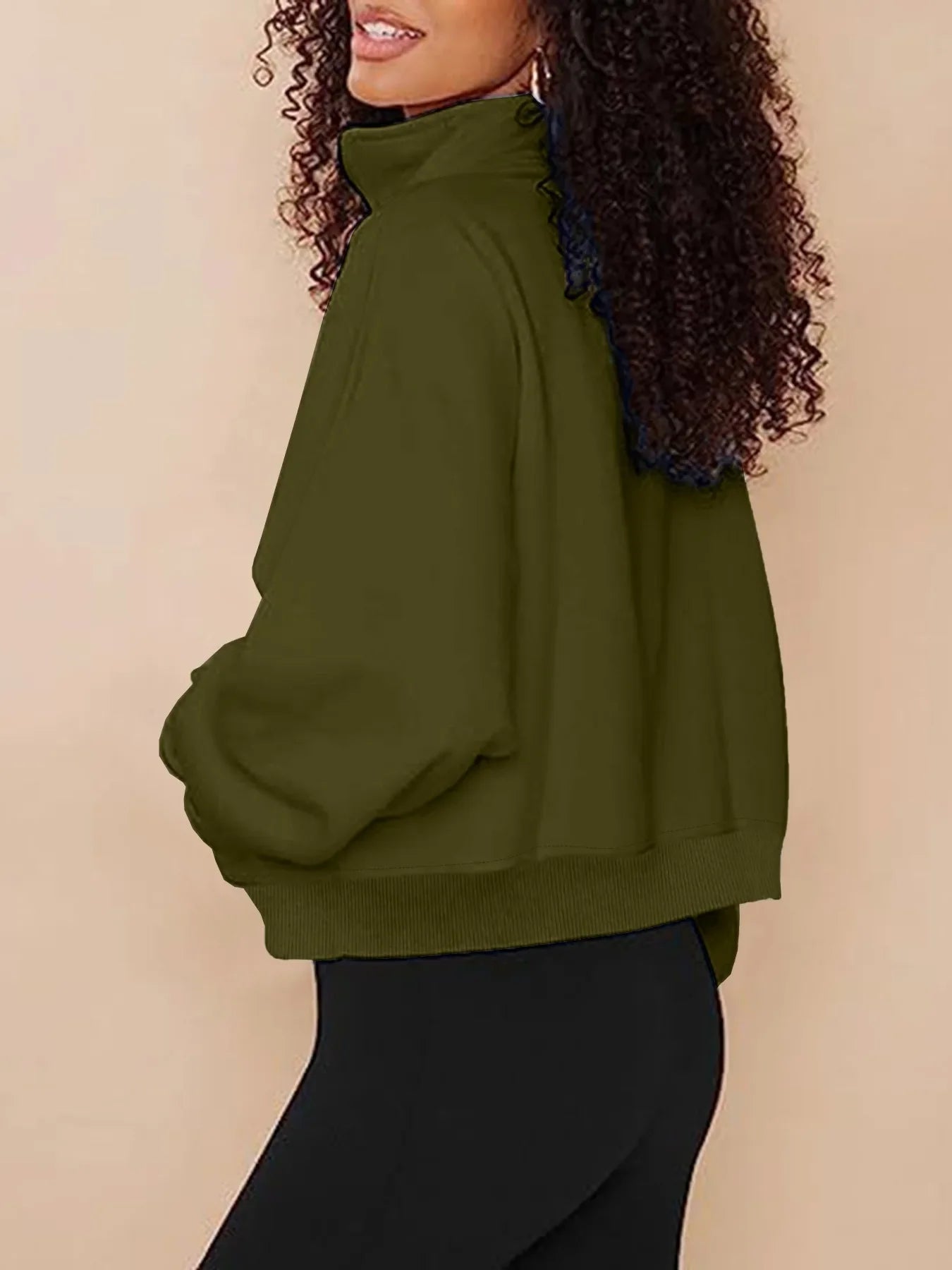 Lustre | Quarter-zip Pullover Sweatshirt