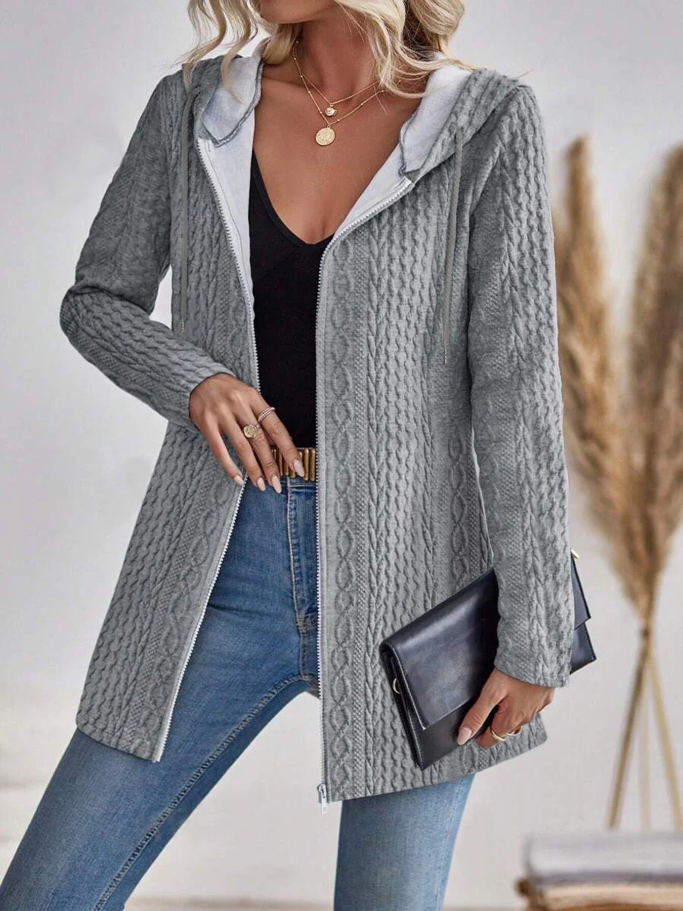 Sharmaine | Elegant Hooded Sweatshirt
