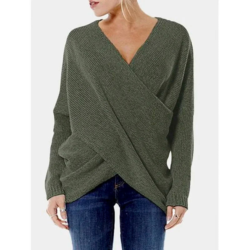 Sharon | Winter Batwing Knitted Sweater