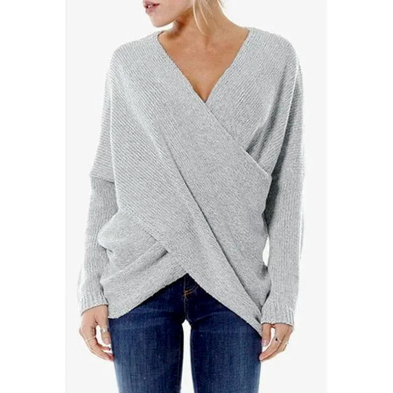 Sharon | Winter Batwing Knitted Sweater