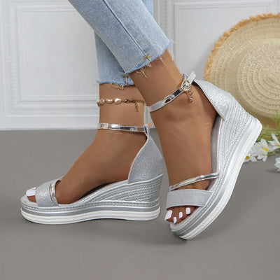 Keira | Orthopedic Radiant Wedge Sandals