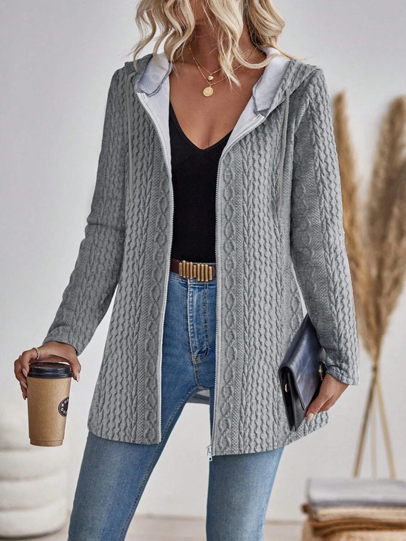 Sharmaine | Elegant Hooded Sweatshirt