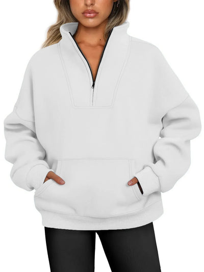 Lustre | Quarter-zip Pullover Sweatshirt