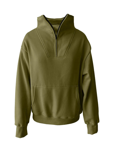 Lustre | Quarter-zip Pullover Sweatshirt