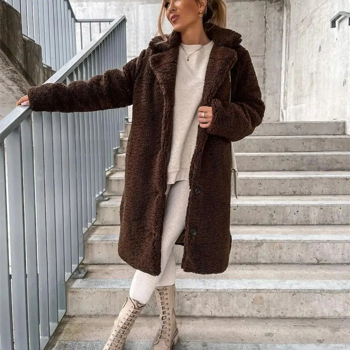 Nica | Soft Teddy Jacket