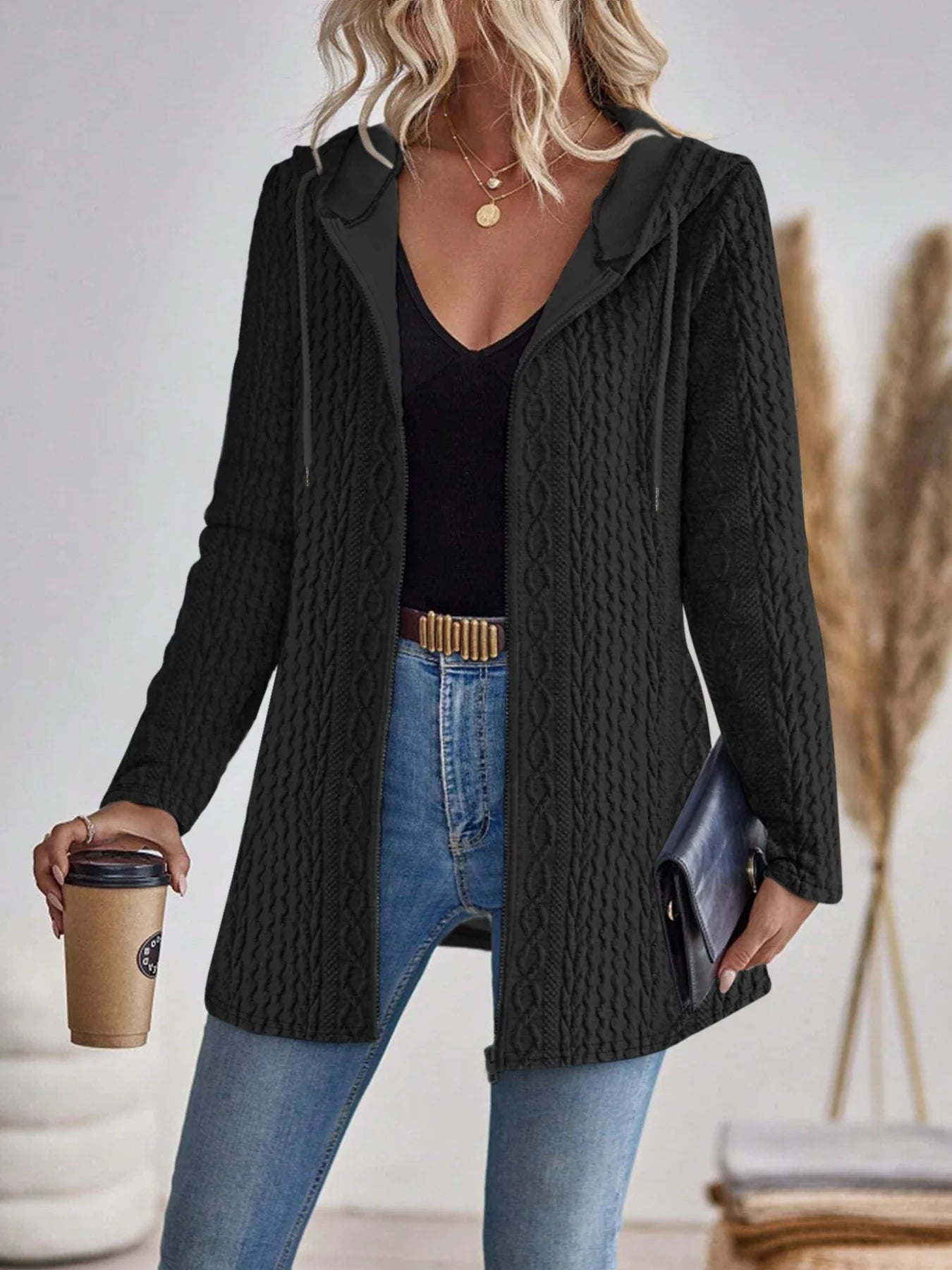 Sharmaine | Elegant Hooded Sweatshirt