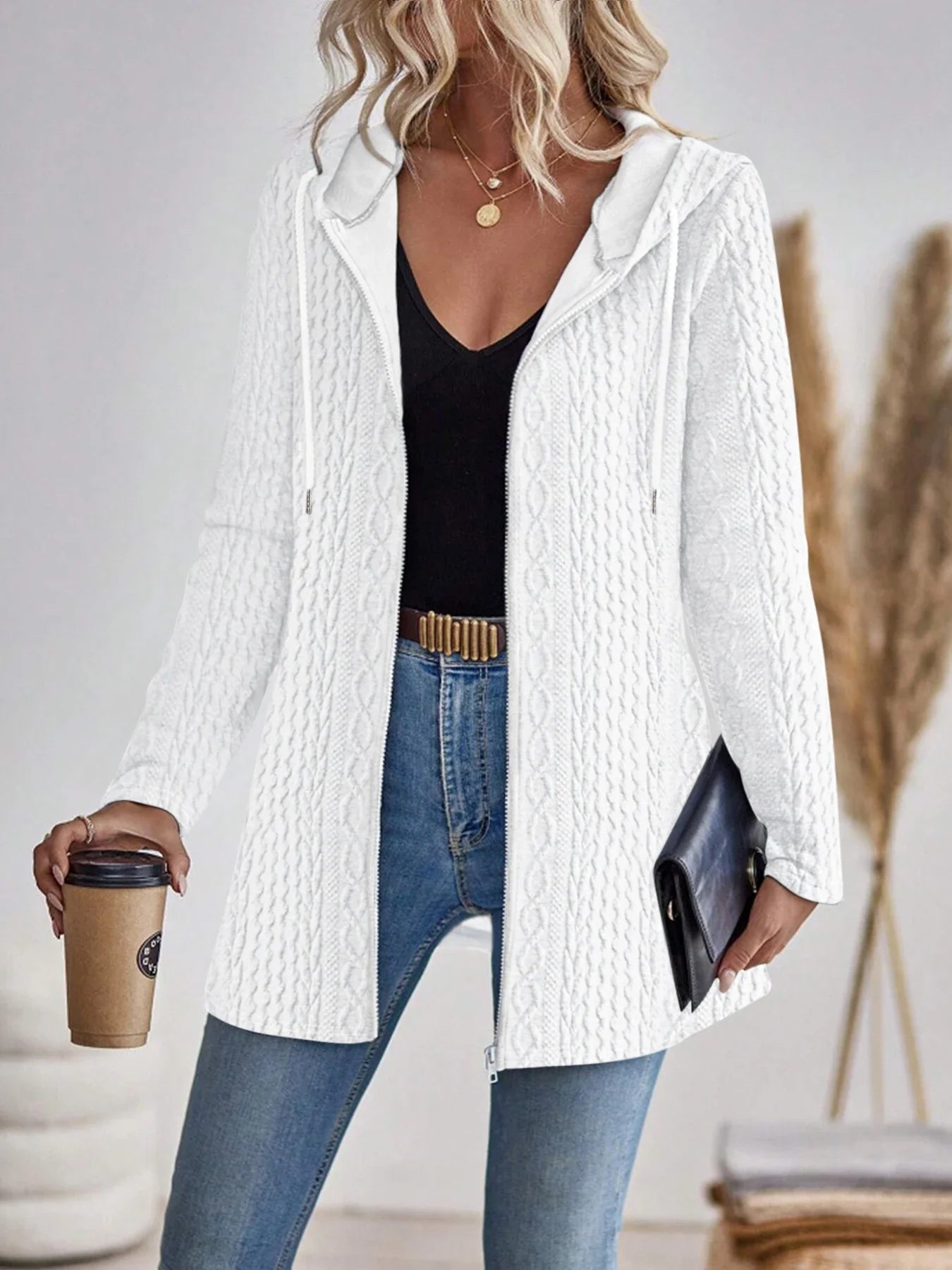 Sharmaine | Elegant Hooded Sweatshirt