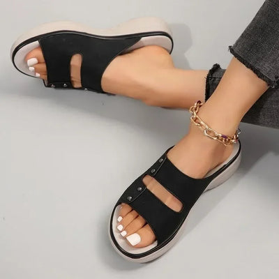 Piper | Orthopedic Retro Open-Toe Sandals