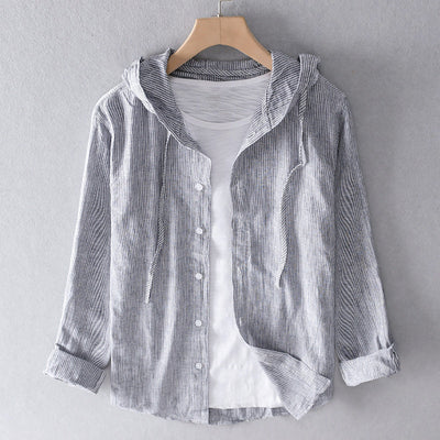 Tori | Hooded cotton blouse