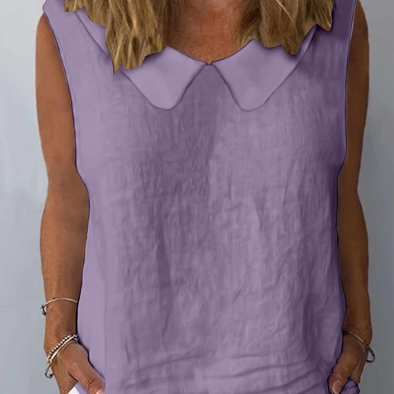 Fara | V-Neck Sleeveless Pullover Vest