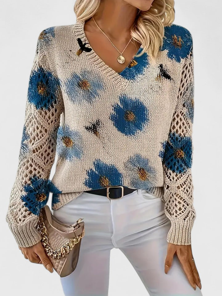 Anaya | Floral Elegant Sweater