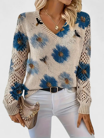 Anaya | Floral Elegant Sweater