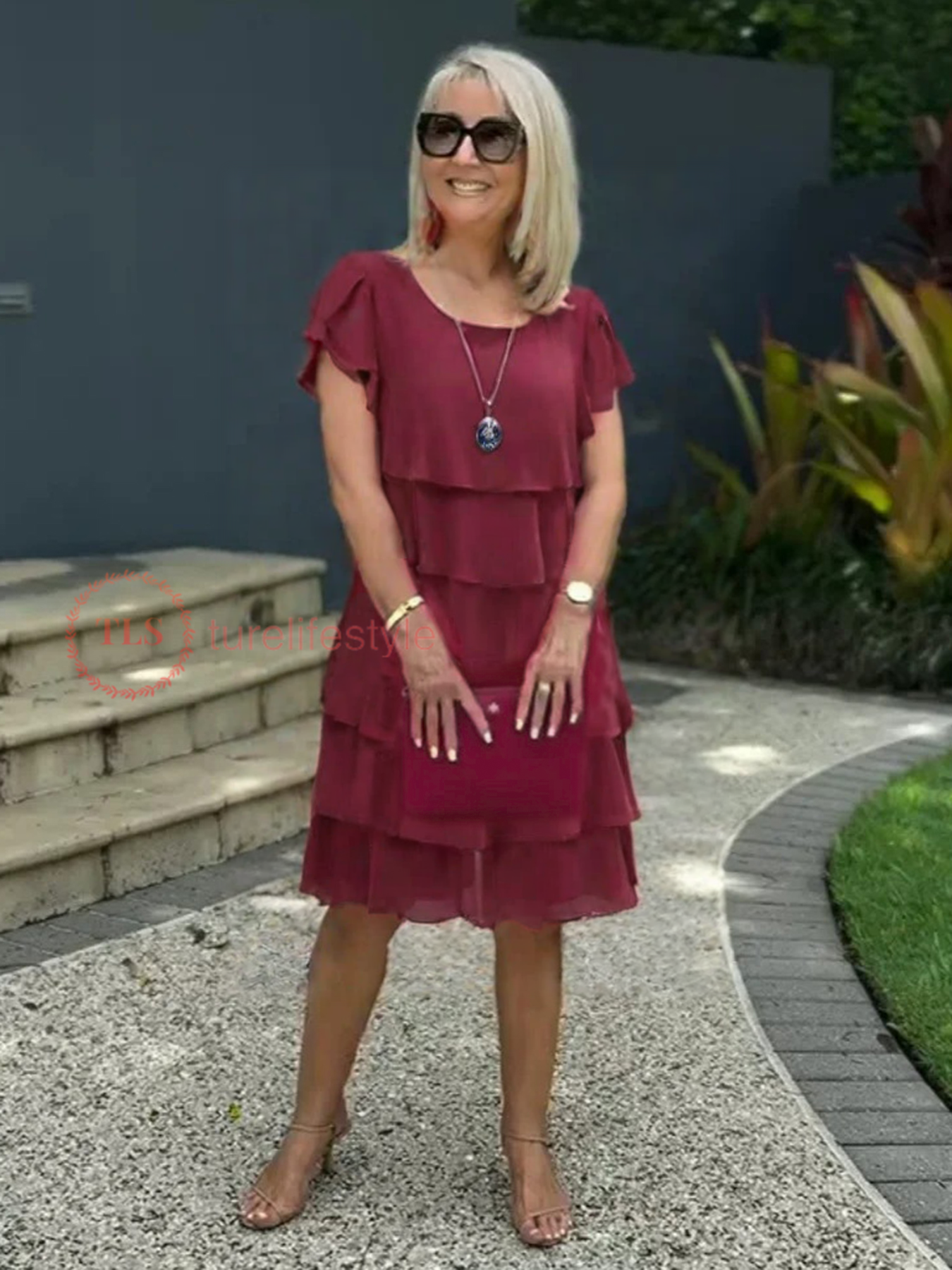 Maloi | Loose chiffon dress