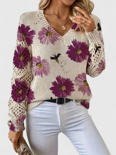 Anaya | Floral Elegant Sweater