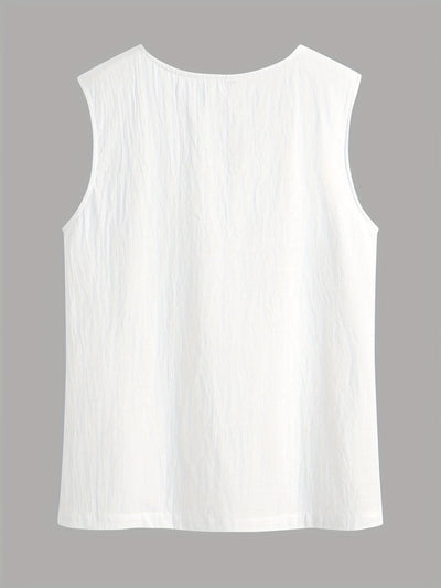 Fara | V-Neck Sleeveless Pullover Vest