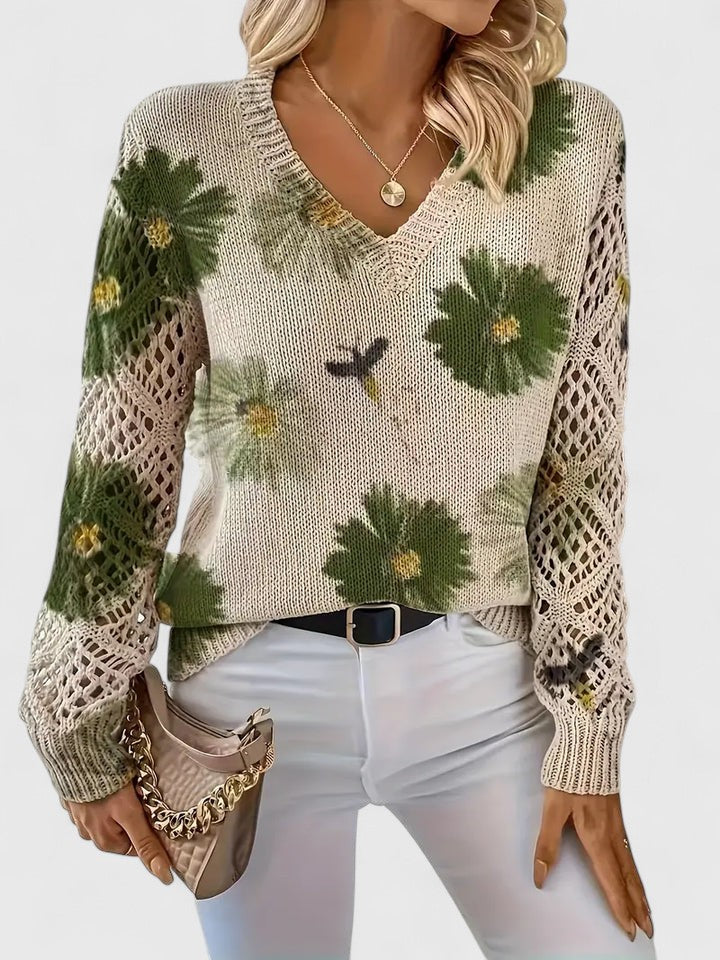 Anaya | Floral Elegant Sweater